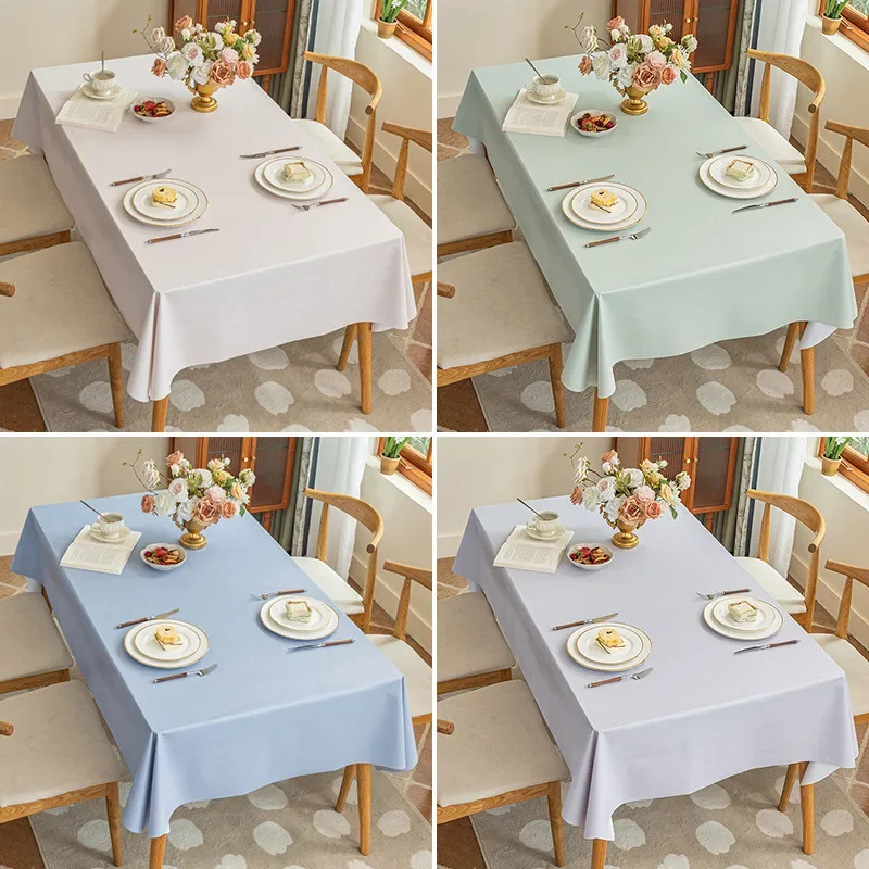 Rectangular Plastic Table Cloth Pvc Waterproof Antifouling Cover Outdoor Dining Tablecloth Cover Table manteles para fiesta