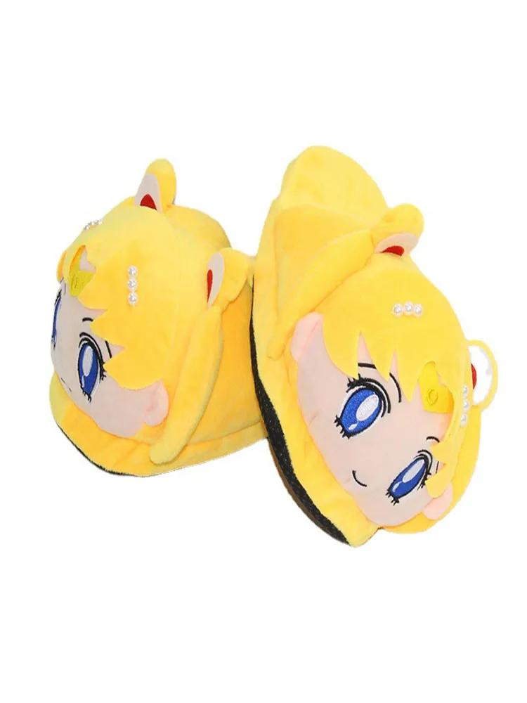 Anime Sailor Moon Kawaii Slippers Cartoon Figure Winter Keep Warm Cute Shoes Home Indoor Birthday Xmas Gift For Girls Friends