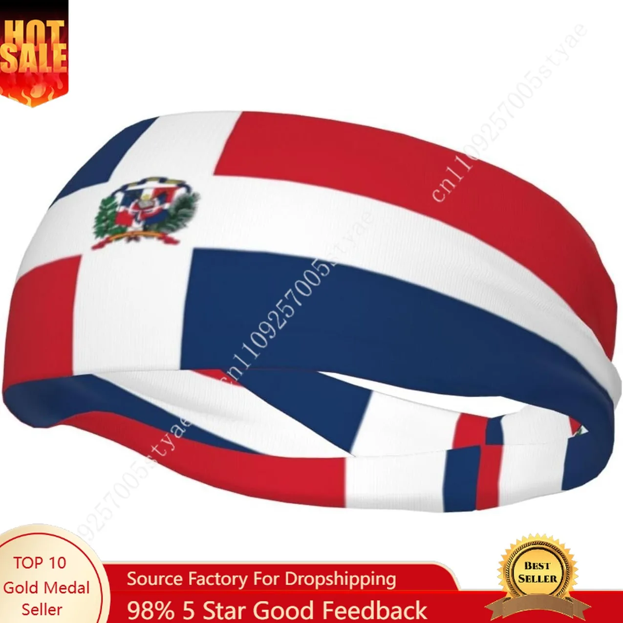 

National Flag Headband for Men Women Sweatbands Sports Headband Moisture Wicking Workout Sweatbands