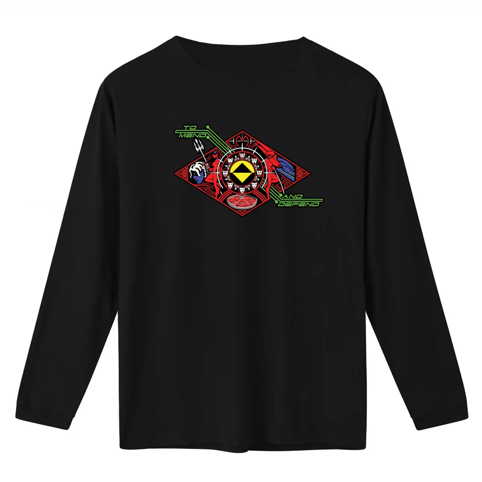 To Mend and Defend T-Shirt Summer Casual Cotton Tee Oversized Streetwear Tops Vintage Graphic Print Loose Fit Short Sleeve