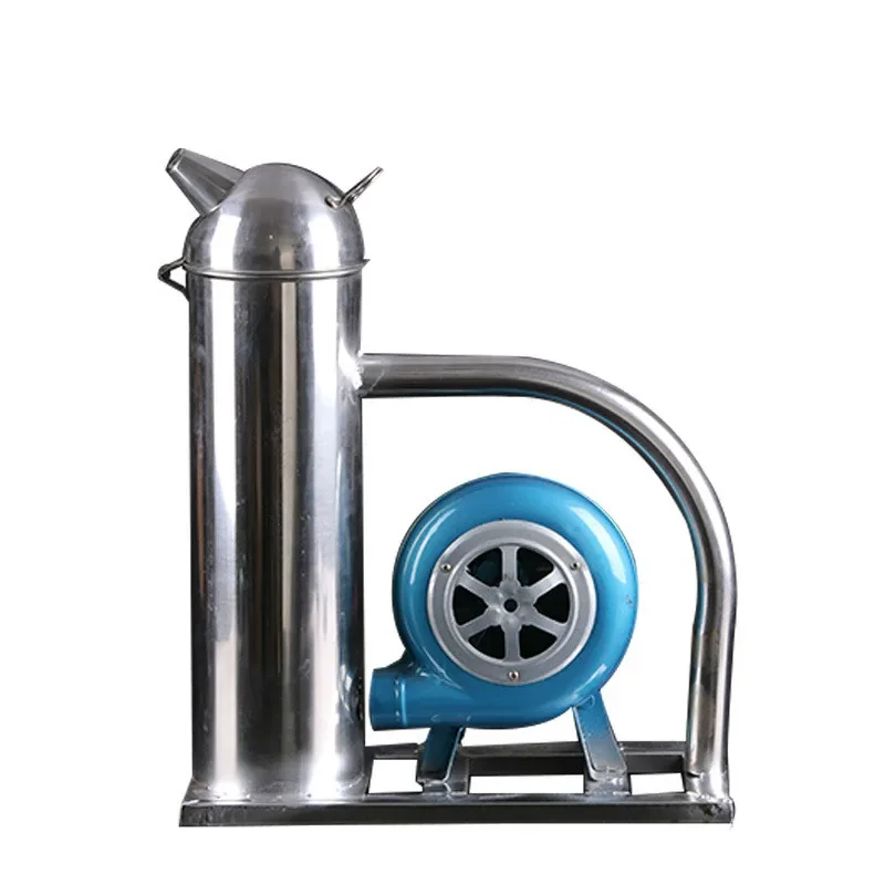Round Head Hand-operated Blower Smoke Spray Device Stainless Steel Beekeeping Tool  Electric Drive Bee Spray Smoke Fumigator
