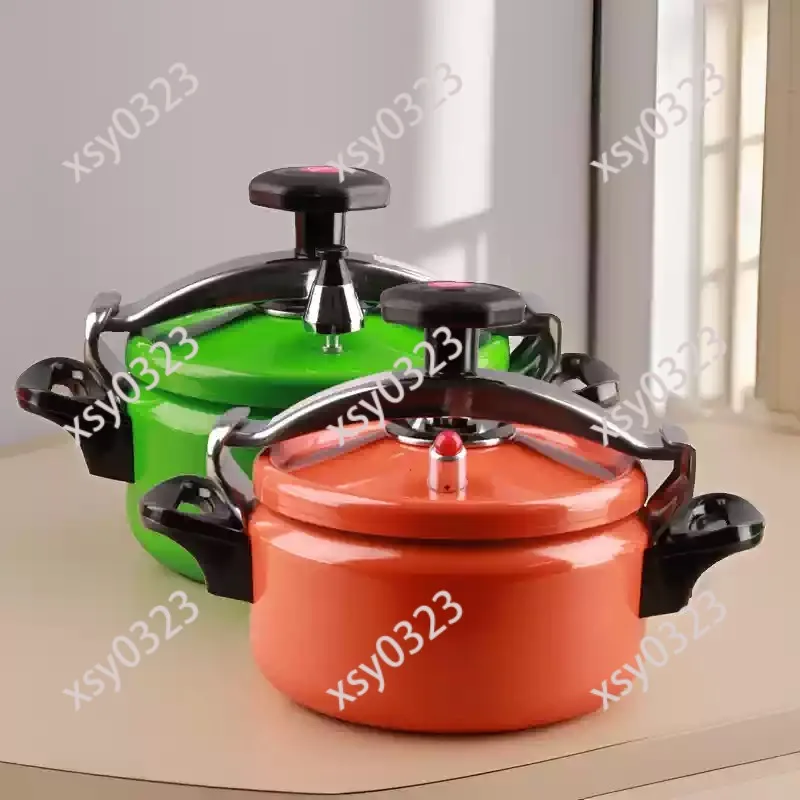 

2L Stainless Steel Commercial Pressure Cooker Induction Cooktop Compatible Fast Soup Cooking Pot