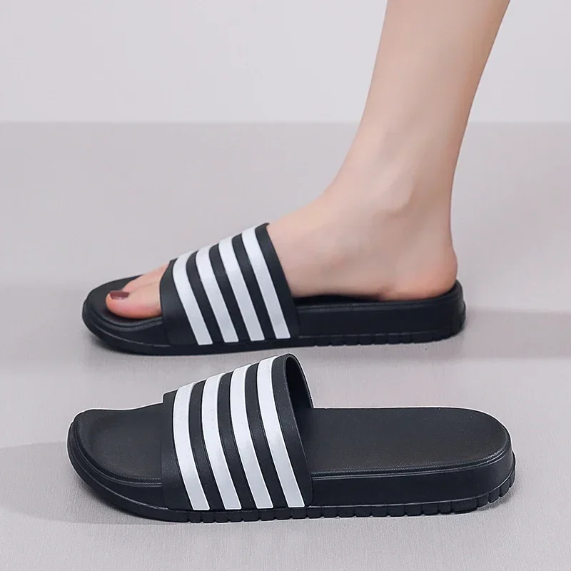 حجم كبير الرجال النعال المنزل داخلي الذكور لينة مريحة حمام النعال الرجال إيفا شقة سميكة منصة في الهواء الطلق صنادل شاطئ الصيف