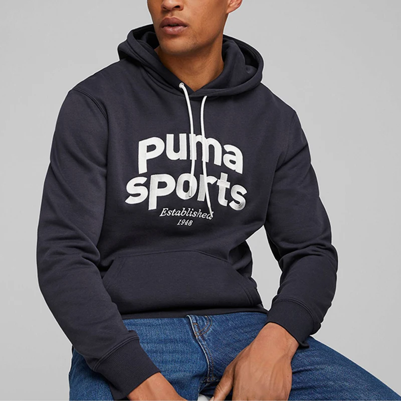 

PUMA, новый зимний мужской морозостойкий спортивный пуловер с капюшоном на флисовой подкладке 625313-16