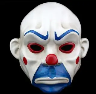 アニメジョーカー銀行強盗マスクピエロ仮面舞踏会ファンシーマスク小道具アクセサリーセットハロウィンクリスマス大人の誕生日パーティーギフト