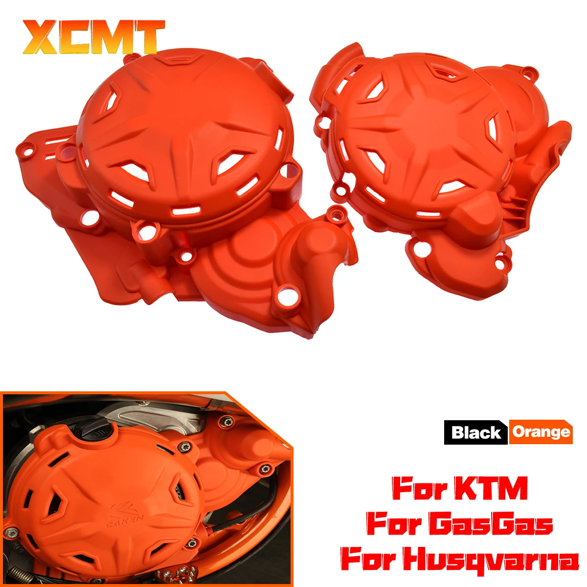 

Motorcycle Clutch Cover Ignition Protector Guard For KTM EXC 250 300 XC-W EXC250 XC-W300 For Husqvarna TE250 TE300 PRO 2T 2024