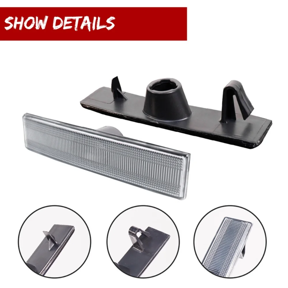 iJDM Front Fender Side Marker Repeater Light Housings Kit for Toyota Supra Mk.3 1987-1992 & Celica 1986-1989 No Bulb/Socket