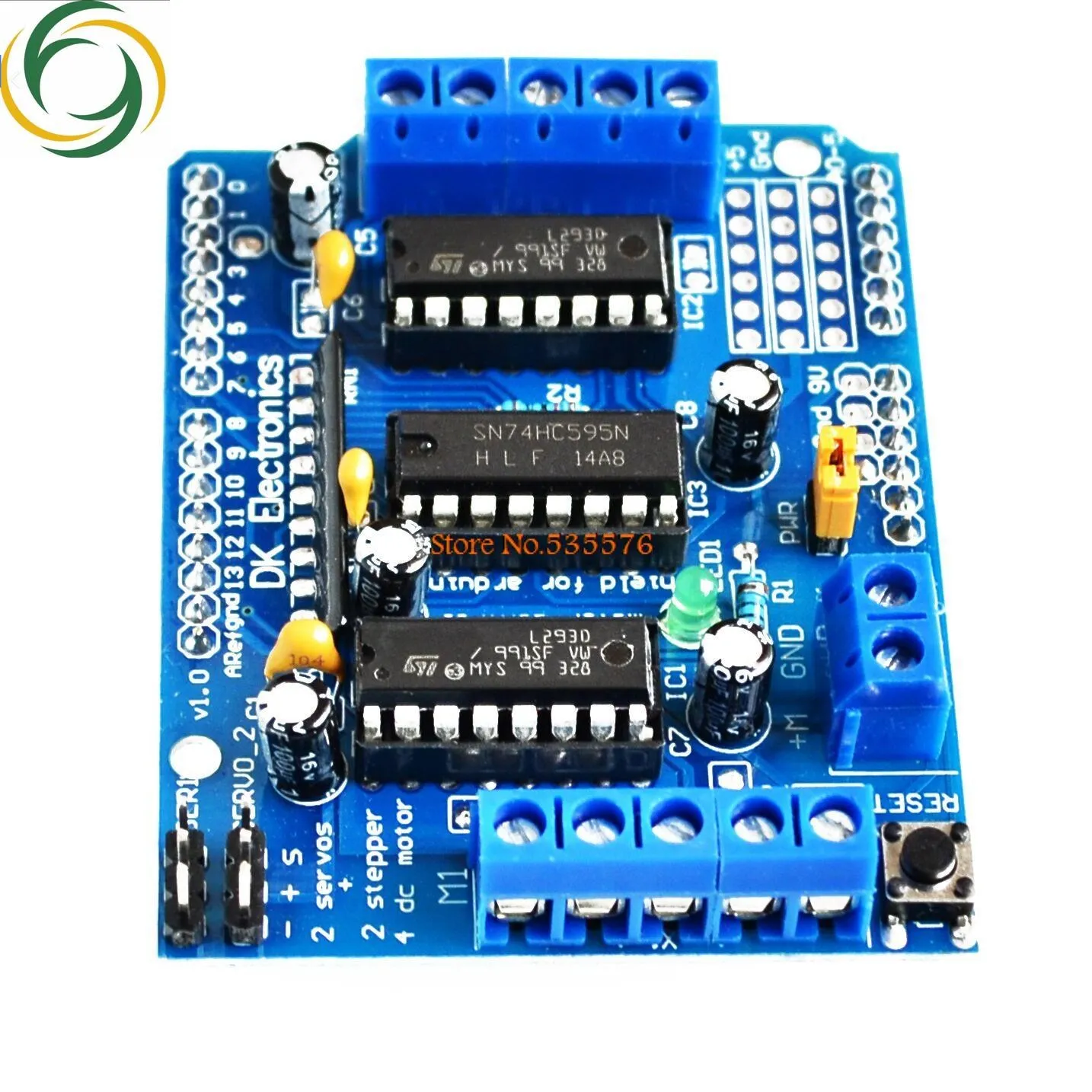 

Motor Drive Shield L293D Duemilanove for Mega / UNO