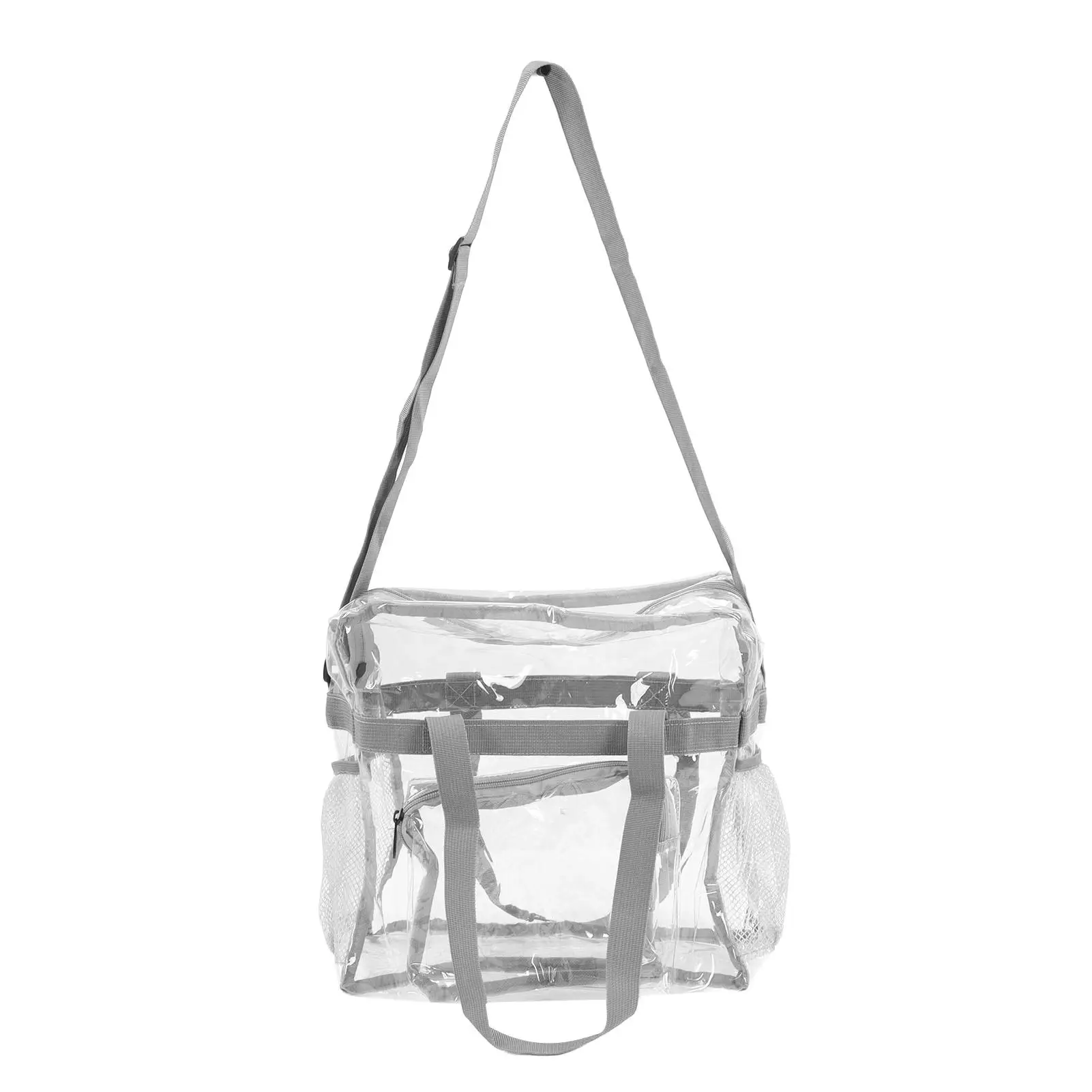 

Clear Tote Bag: Dirt-Proof Transparent Handbag for Water Bottle, Camera - Large Capacity