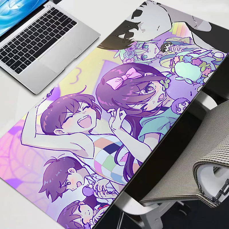 

Pixel Art Omori Sunny Mouse Pad Pink Purple Gaming Laptop Mousepad Kawaii Gamer Cabinet Desk Mat Office Carpet XXL Keyboard Rug