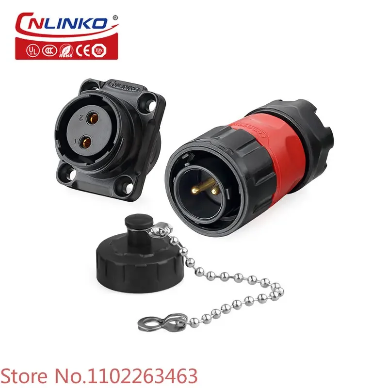 Waterproof type 2 to 12 core UL aviation plug with wire M20 connector plug connector direct pin