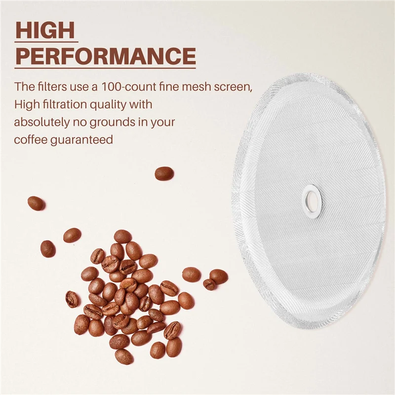 A006-Сменный фильтр для французского пресса, многоразовый сетчатый фильтр из нержавеющей стали для кофеварок Bodum French Press