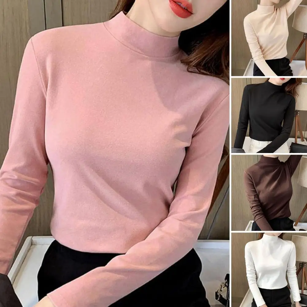 2023 New autumn/winter cashmere sweater women\'s turtleneck pullover ultra-thin pile neck sweater wool knit