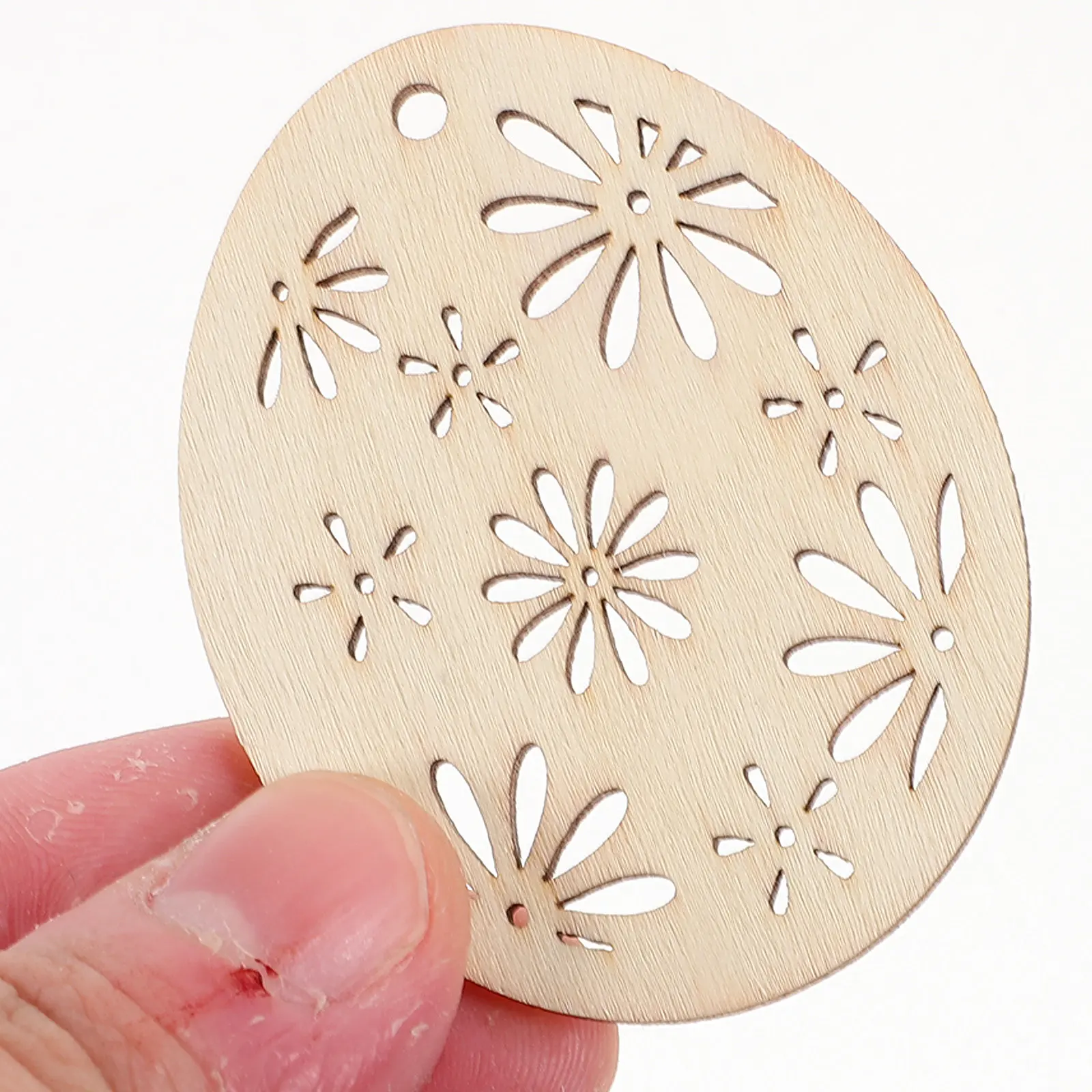 

25 шт. деревянных заготовок в форме кроликов для Пасхи, неокрашенные, для поделок своими руками, декорации для весеннего праздника, деревянные фигурки для росписи, подвесные украшения для дома