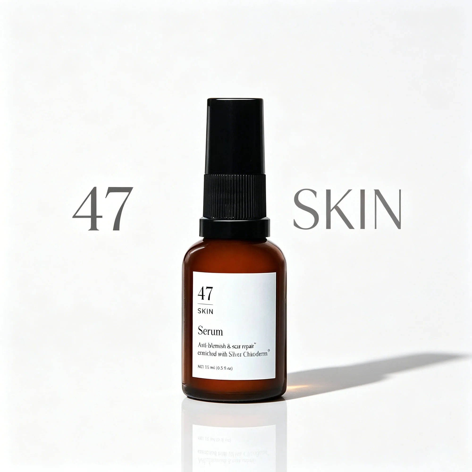 1/2/3/5pcs 47 Skin Serum Anti-Blemish Scar Repair Treatment With Silver Chitoderm Repair Serum Clears Acne Reduces Inflammation