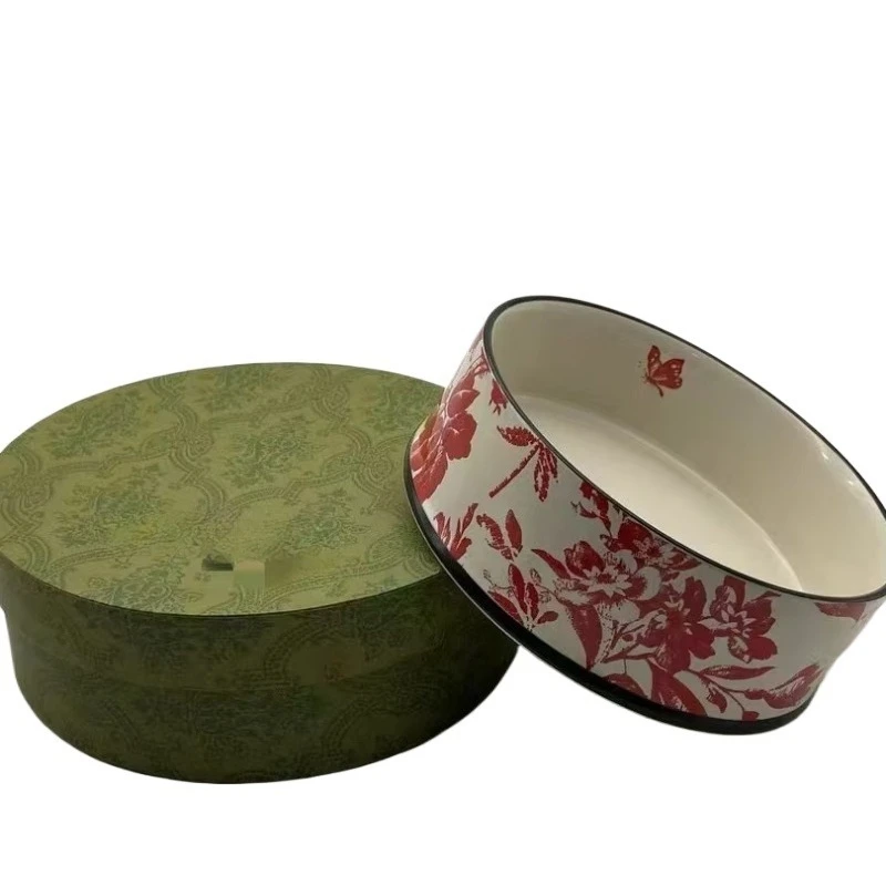 

Ceramic Printed Pet Bowl Cat Bowl Dog Bowl Pet Supplies