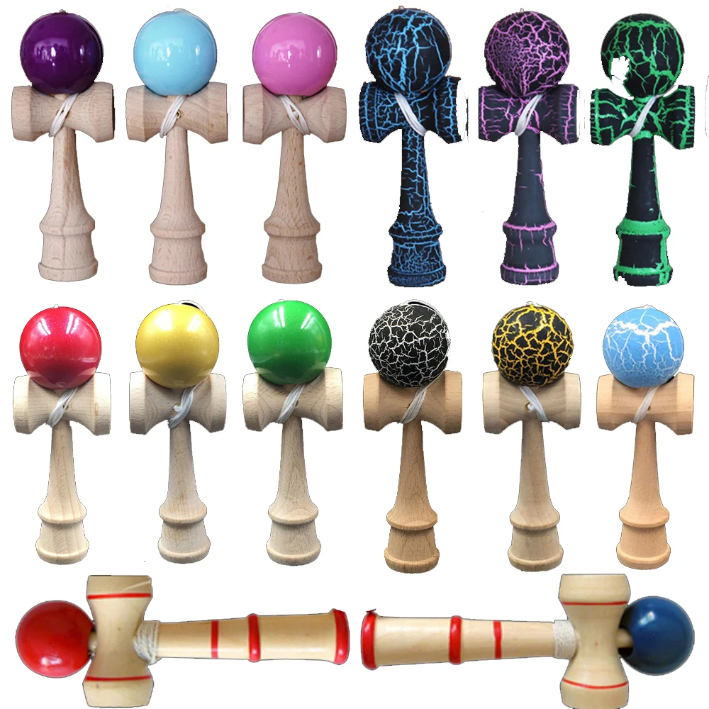 12cm*3.5cm Mini Kendama Ball Toys Kids Ootdoor Toy Children Sports Outdoor Skill Ball Game Adults Baby Kendama juggling Ball