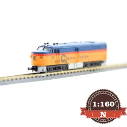 Diecast N Scale 1/160 Train Model Blue&Yellow Matching Color Adult Limit Collection Static Display Decoration Boy Toy Gift