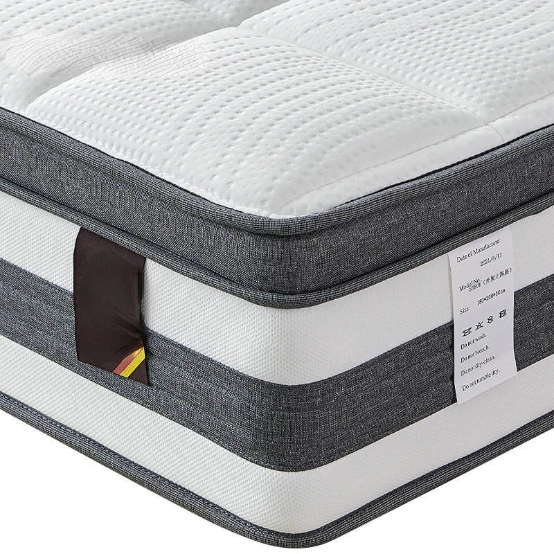 Pocket Spring Mattress In A Box Double Foam Sponge Bed Mattress Hotel Bed mattress