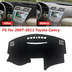 Car Dashboard Cover Dash Mat DashMat For Toyota Camry 2007 2008 2009 2010 2011 Car Interior Styling Avoid Light Pad