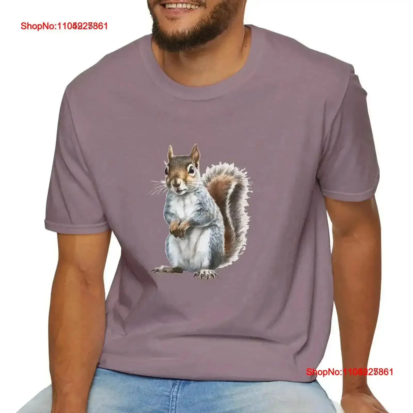 Camiseta bonita de ardilla, amante de los animales de maní, vida silvestre, me encanta las ardillas, camiseta vintage lavada ligeramente versátil para uso diario