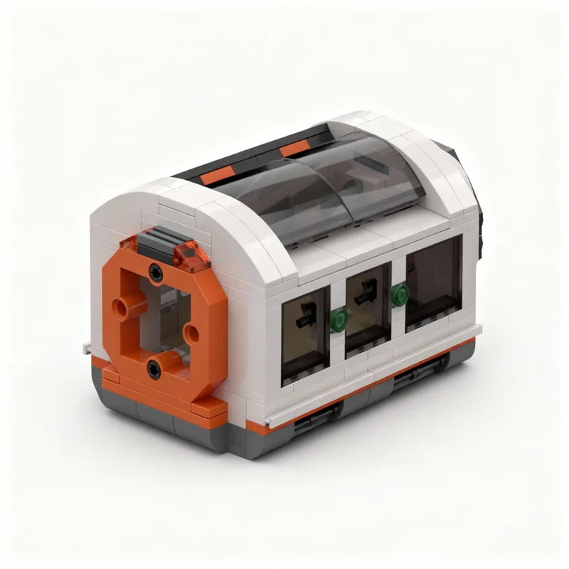 256pcs MOC Fire Team Drop Pod City Street Display Building Blocks Model Set Diy Construction Challenge Toy Gift For Hobbyists