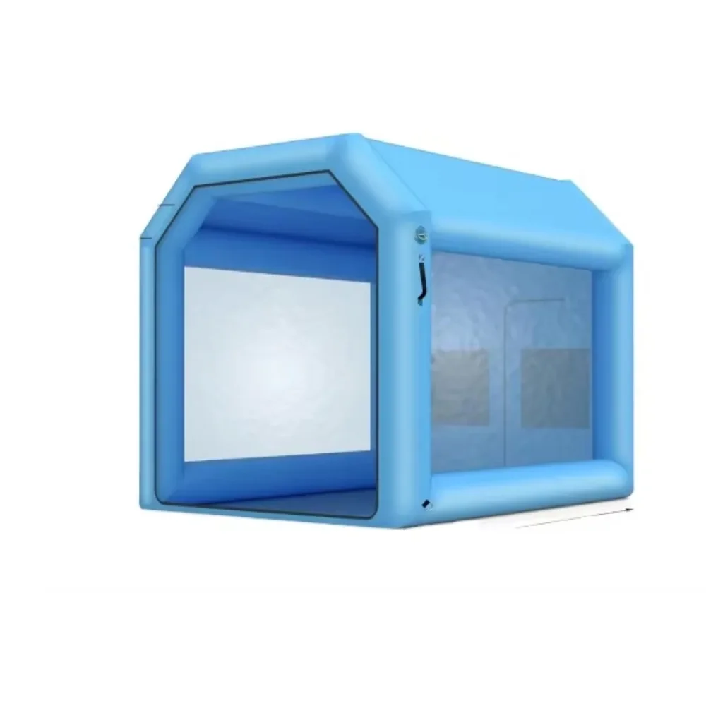 Inflatable Spray Booth With Powerful Blower and Air Filter System Portable Paint Booth Tent