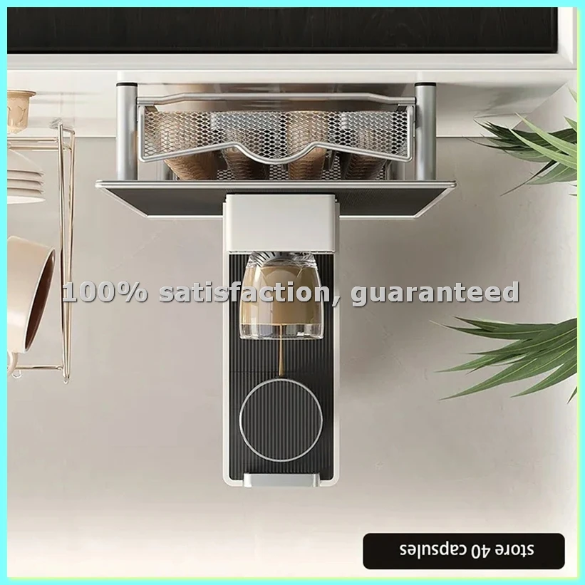 

Ящик для кофейных капсул, практичная подставка для кофейных капсул, органайзер для хранения капсул, полки-ящики для кофейных принадлежностей B-AD23