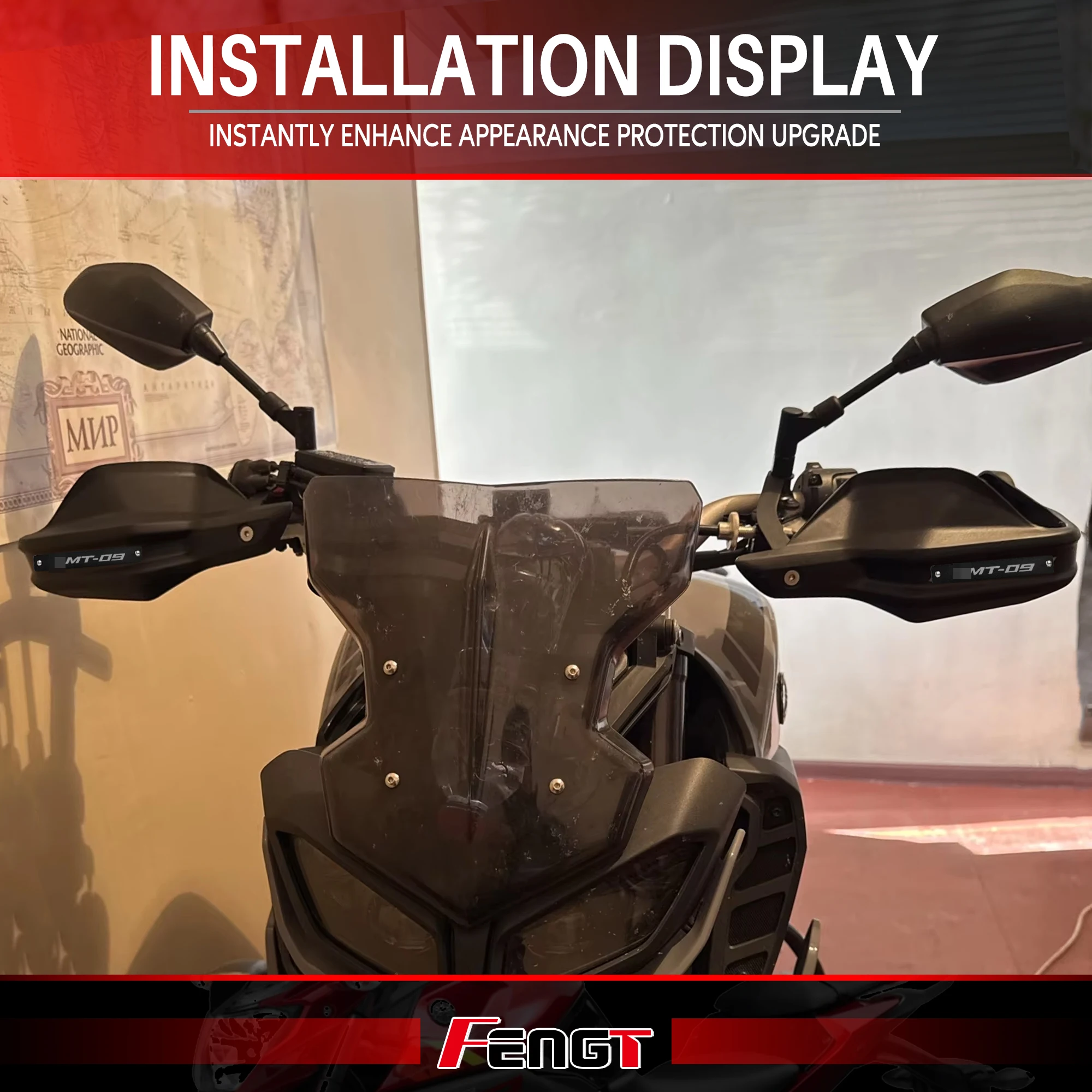 MT-09 Handguard For YAMAHA MT09/SP FZ09 2014-2025 Motorcycle Handlebar Wind Deflector Shield Hand Guard Lever Protector MT-09SP