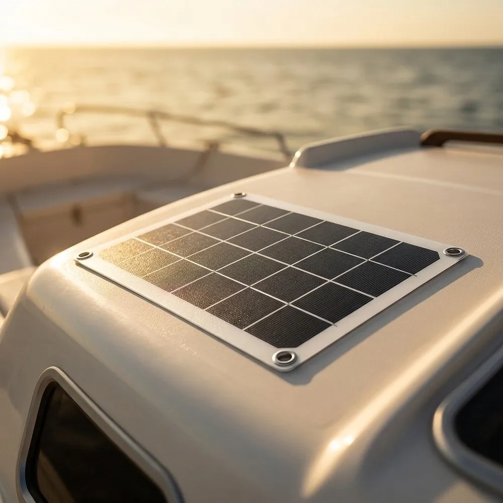 200x190x3mm Solar Panel Monocrystalline Module Efficient Energy Conversion Rounded Corners For Mobile Phone Charging