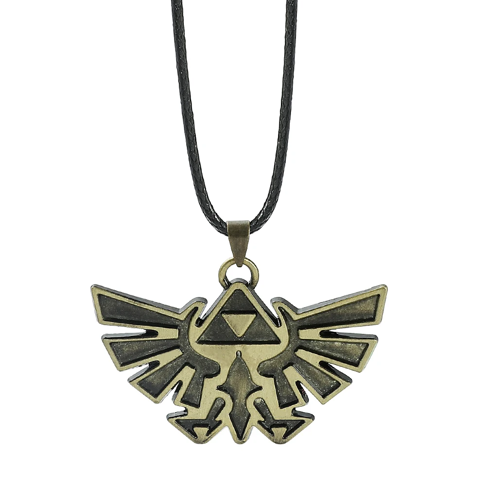 Legend Hylian Shield Sheikah Eye Majora's Mask Sword Triforce Symbol Pendant Zelda Tears of the Kingdom view 2