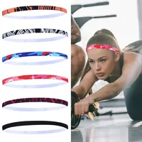 1PC Elastic Head Sweatband Non-slip For Men Women Yoga Hair Bands Outdoor Sports Cycling Running Sweat Bands Fitness Headband