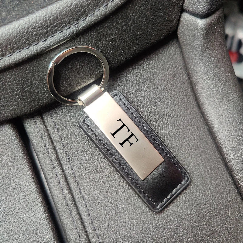 New leather metal car key chain keychain car key ring for Rover 75 Tourer TF Metro P5 200 Streetwise car Accessories