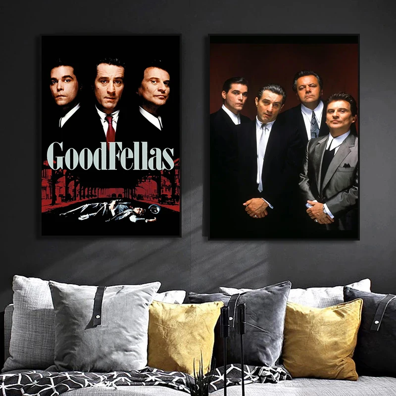 Goodfellas Movie Poster Classic Gangsters Godfather AL PACINO Canvas Painting Prints Art Wall Pictures Living Room Home Decor