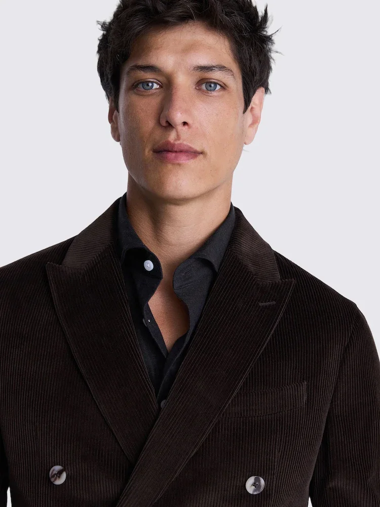 بدلة رجالي مكونة من قطعتين مصممة خصيصًا سروال قصير مزدوج الصدر بدلة مأدبة الزفاف ملابس الأعمال المخصصة #4