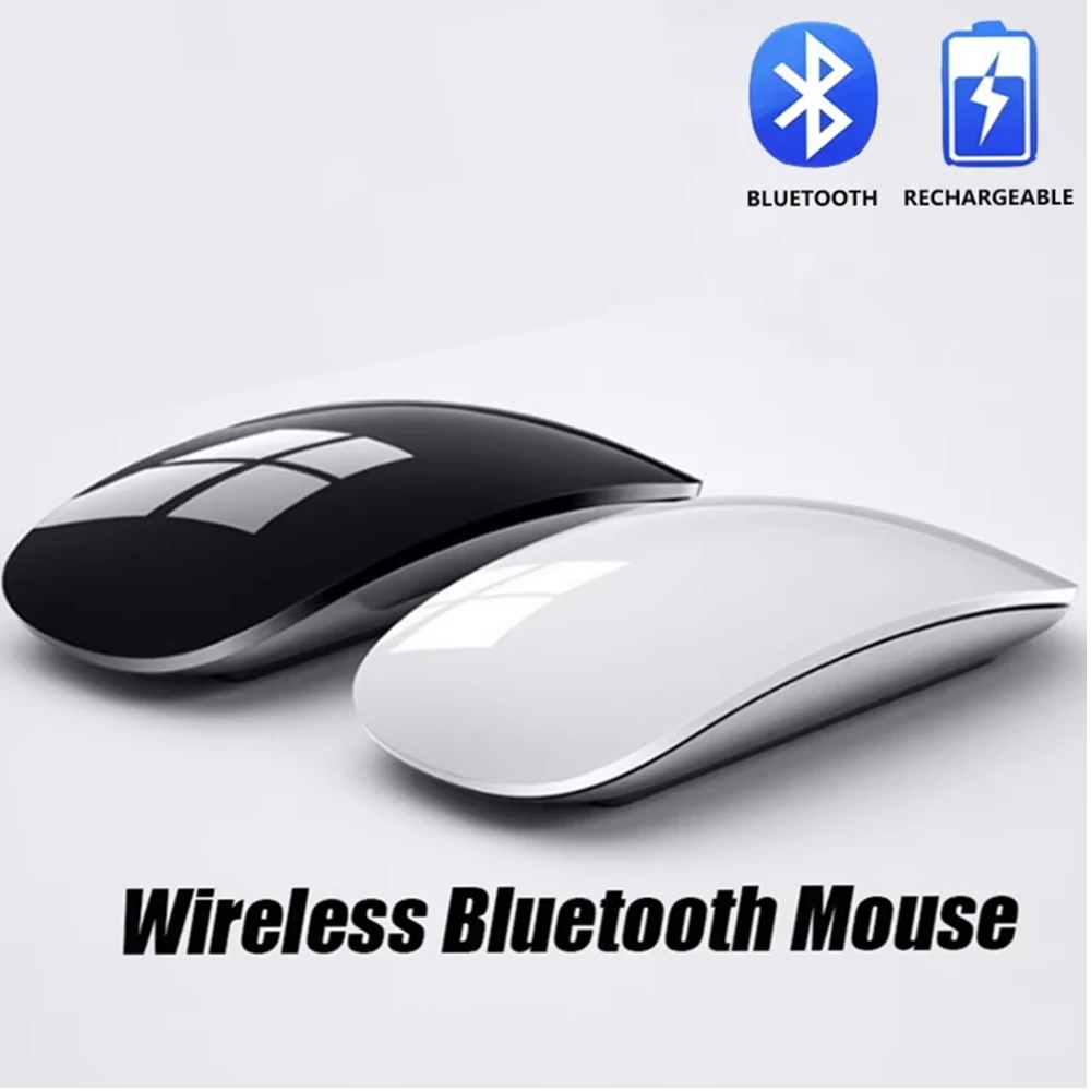 

Wireless Mouse Black Wireless Charging Silent Rechargeable Mouse Suitable For iPad/Mac Ultra Light Typec Ergonomic Mice