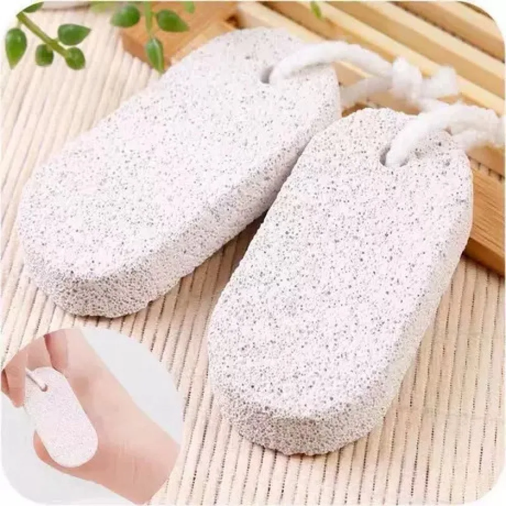 5 Pack Natural Pumice Stone Foot File Callus Remover, Portable Dead Skin Exfoliating Foot Scrubber with Hanging Rope, Foot Care Tool for Shower Spa Pedicure Holiday Housewarming Gift