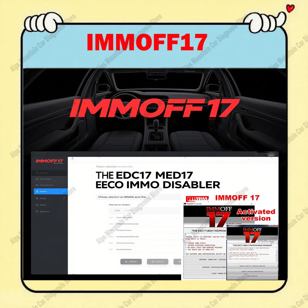 

Hot IMMOFF17 ECU Programming Software with Keygen for Unlimited Installs EDC17 Immoff 17 with Install Video Guide by NEUROTUNING