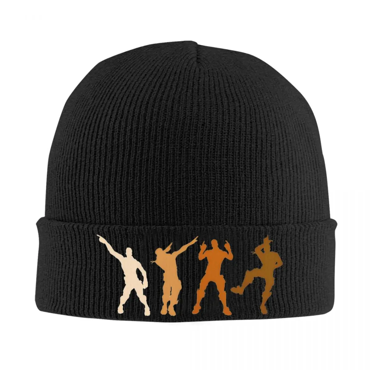 Battle Royale Victory Dance Beanie Hats Cool Justice Dance Bonnet Hats Female Male Gym Skullies Beanies Spring Elastic Caps