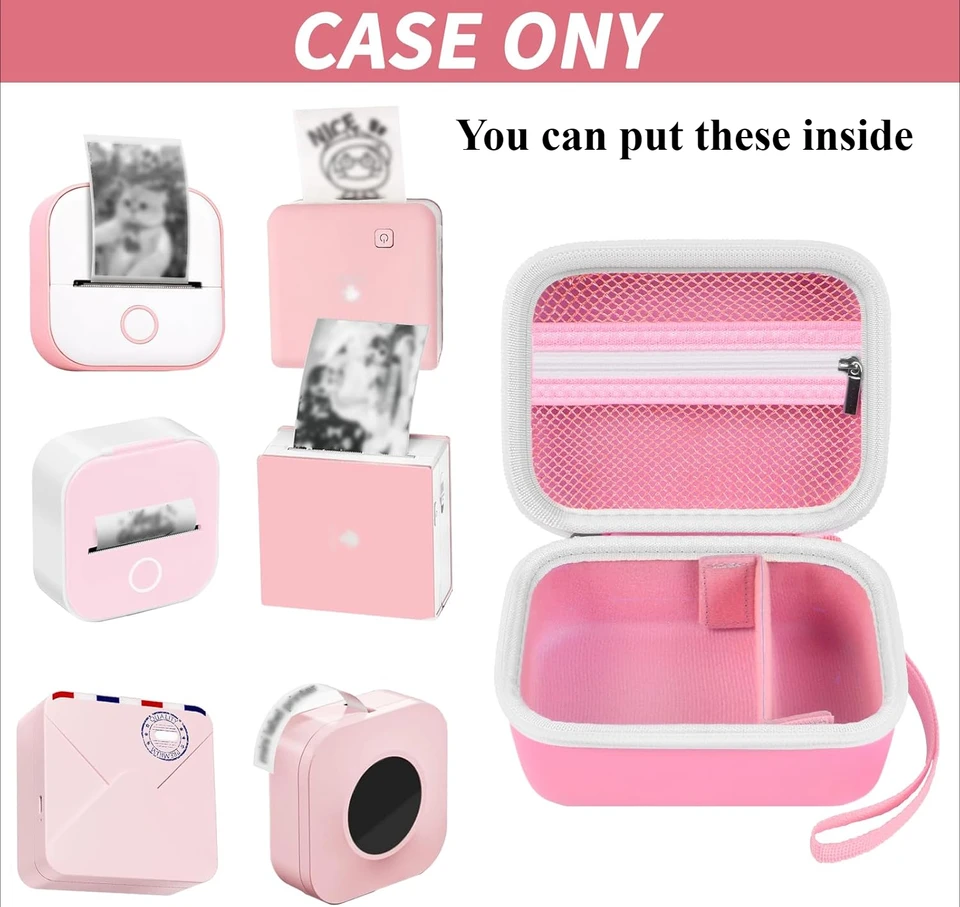 Label Maker Case for Memoking T02/ for Phomemo M02/ M02S/ M02 Pro