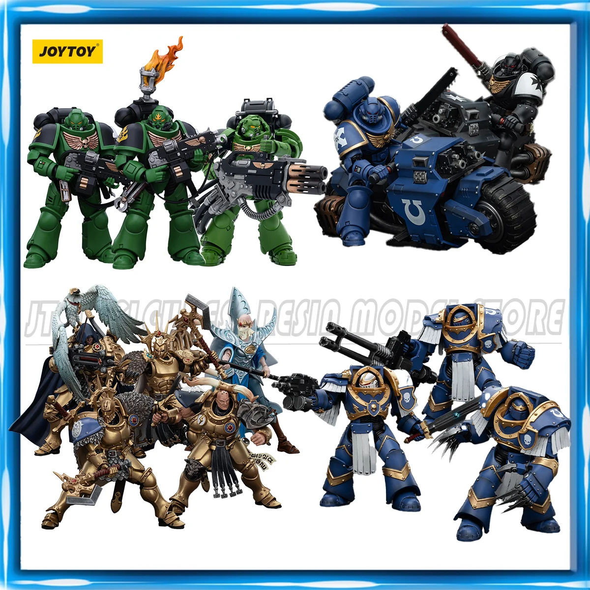 [Pre Sale]JOYTOY Warhammer 40K 1/18 Action Figure Ultramarines Iron Hands Blood Angels SIGMAR Anime Model Toy