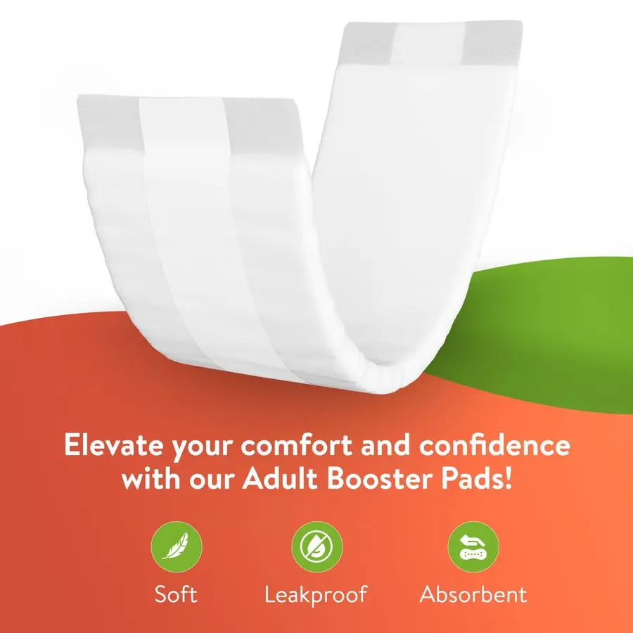 Almohadillas potenciadoras para incontinencia, forro de almohadilla Extra largo súper absorbente, inserciones para mujeres y hombres para pañales para adultos, 5 tazas de absorción, 72 unidades