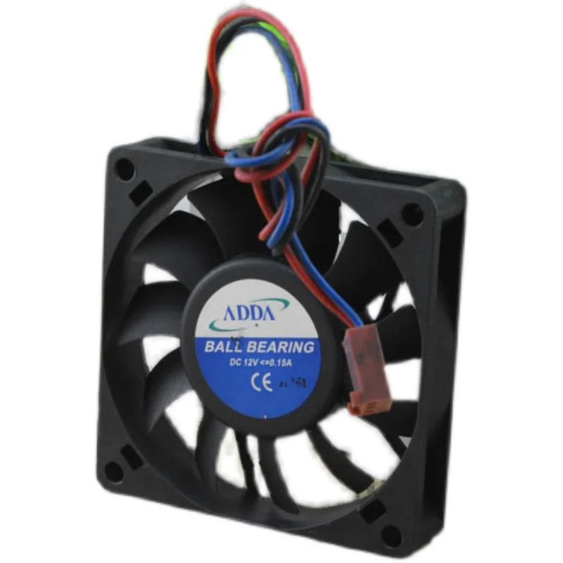 AD0712DB-DA6 DC12V 0.09A 7 CM 7015 3WIRES COOLING FAN