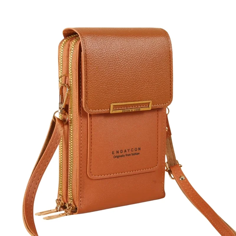 Damen Umhängetaschen Geldbörsen Touchscreen-Handytasche Weiche Lederriemen-Handtasche für Frauen Luxus-Messenger-Taschen – Detail 5