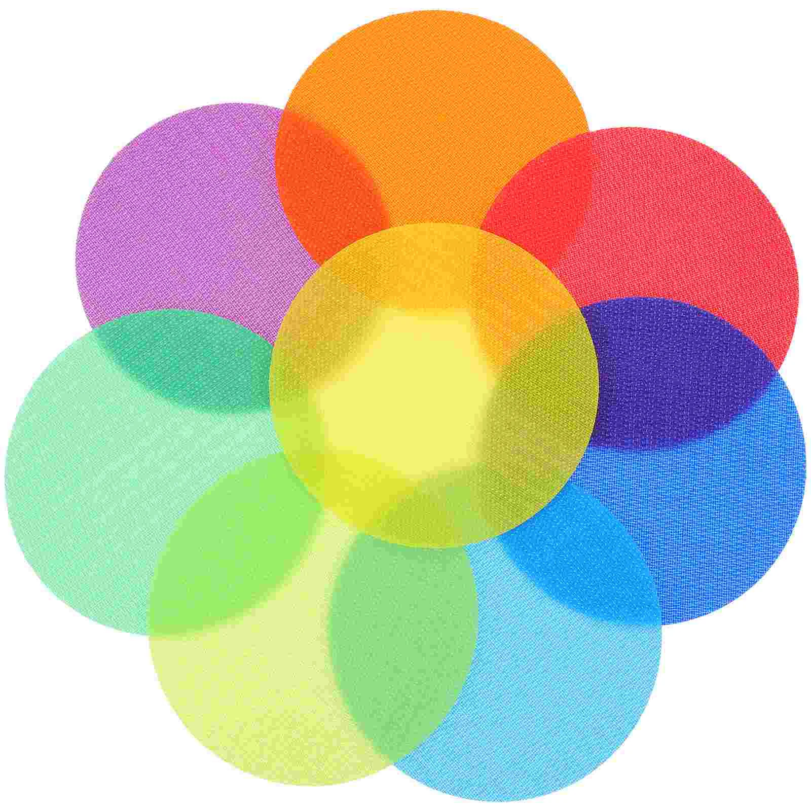 

36 Pcs Carpet Stickers Dots Round Rug Music Classroom Supplies for Spot Markers Marking Game Educational Toys Circle