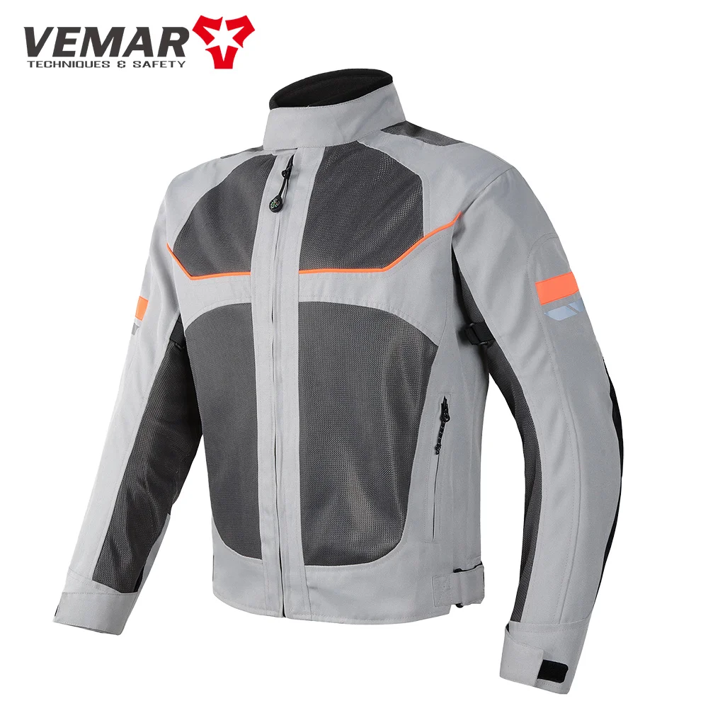 Summer Motorcycle Jacket Men's Motocross Jacket Motorcyclist Jacket Protective Gear Coat Racing Reflective Oxford Clothing M-5XL