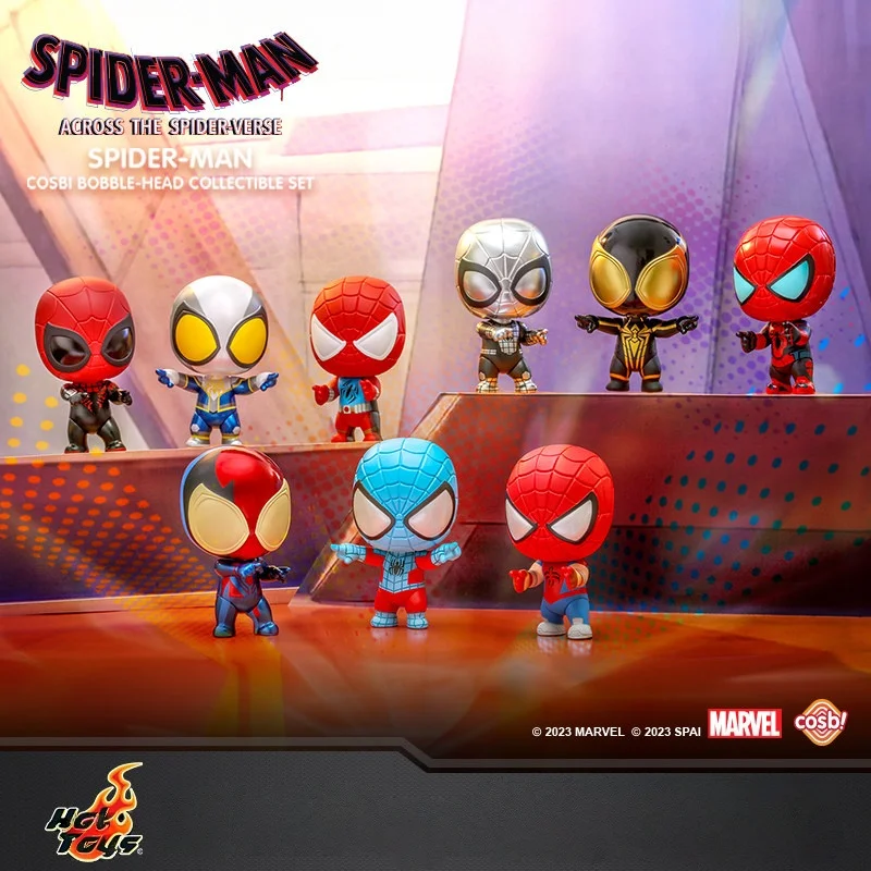

Hot Toys Spider-Man: Across the Spider-Verse Spider-Man Together Series Коллекционный мини-набор Cosbi (3 шт.)