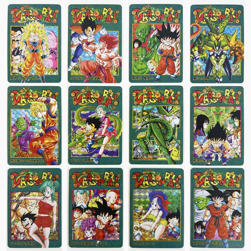

Аниме Dragon Ball Diy Домашняя флэш-карта Son Goku Vegeta IV Bulma Trunks Коллекционная карта Рождественский подарок на день рождения Детская игрушка