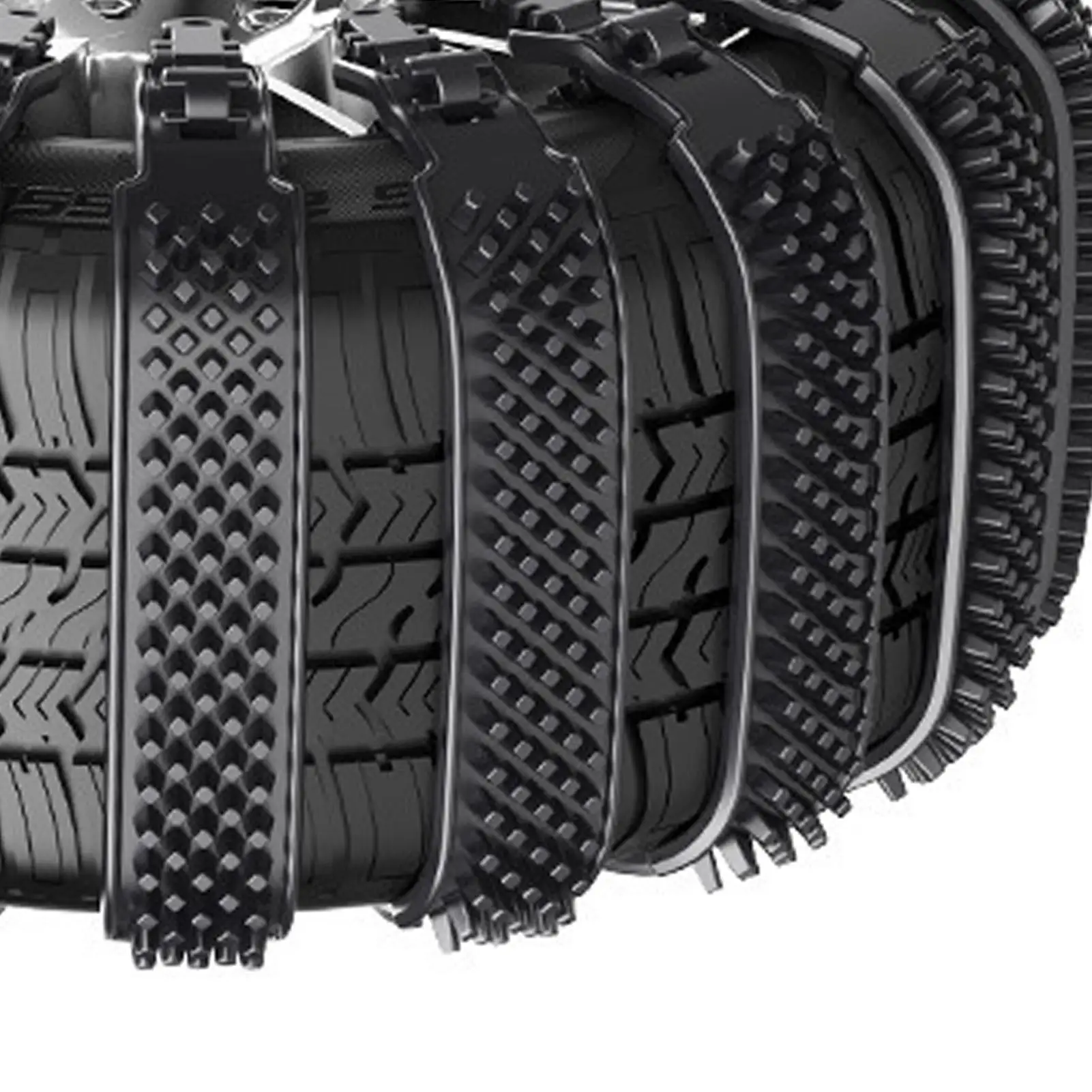 

Snow Chains 10piece Heavy-Duty Wheel Ties Belts Snow Truck Tire Chains For Ice Winter Hiking Trailer Offroad Lawn Fishing