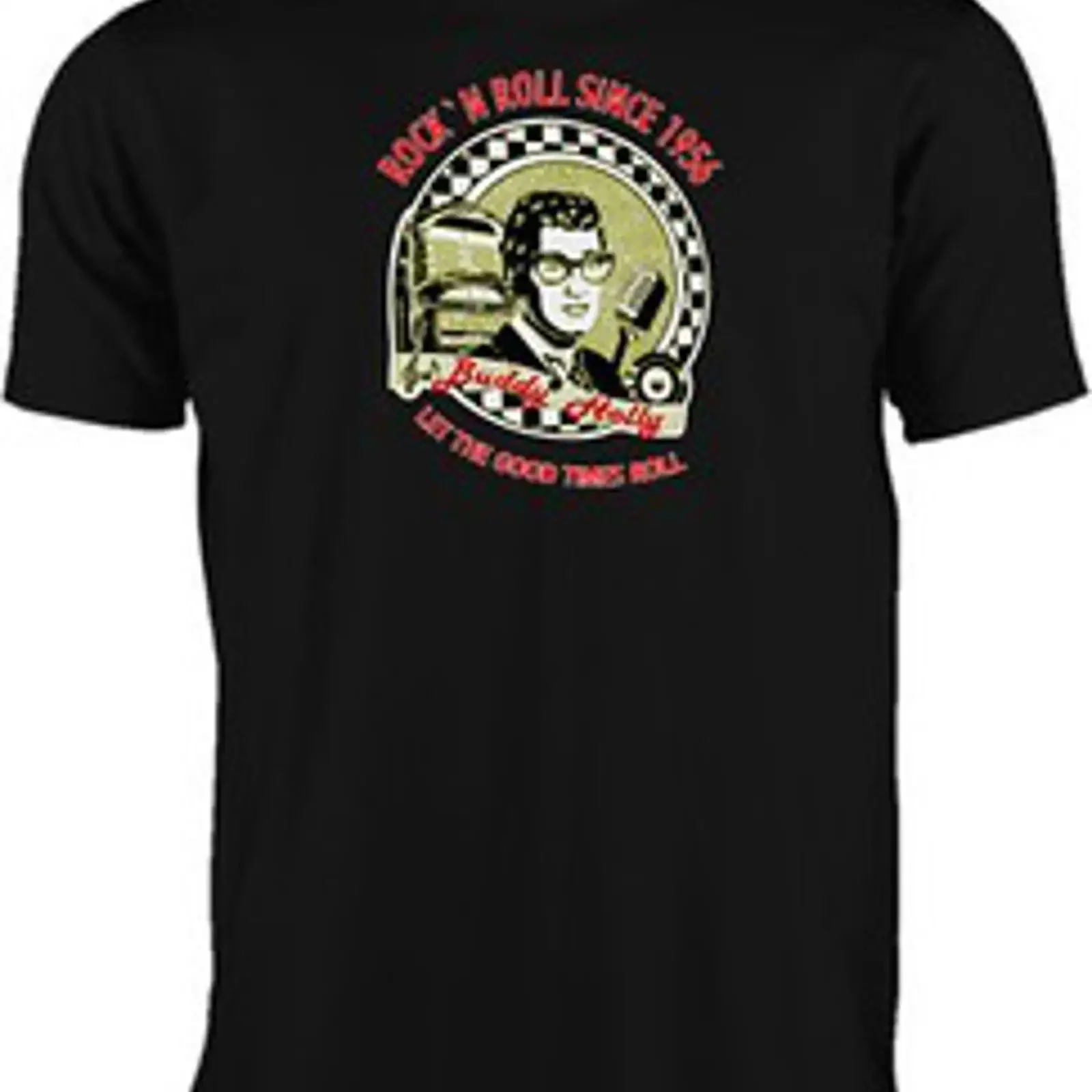 Buddy Holly T Shirt Rock n Roll Vintage vintage Washed designer clothes Casual Stylish Unisex Soft Versatile Stretched